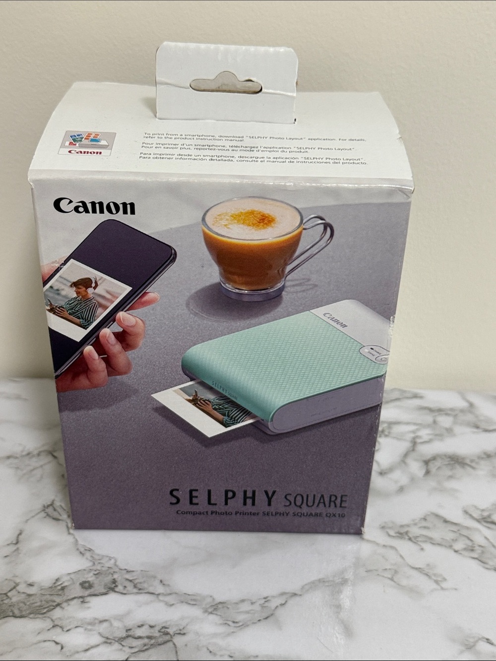 New Canon SELPHY Square Compact photo printer QX10